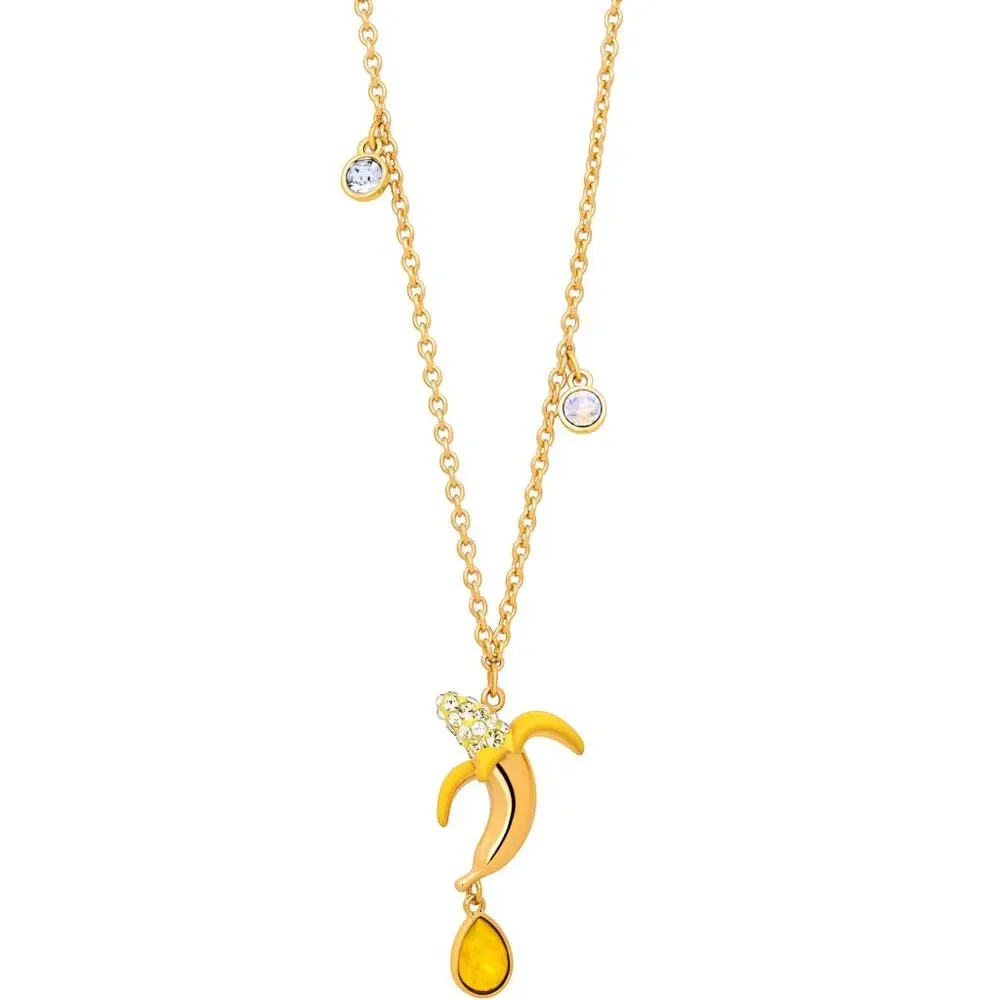 Swarovski Banana Pendant Necklace